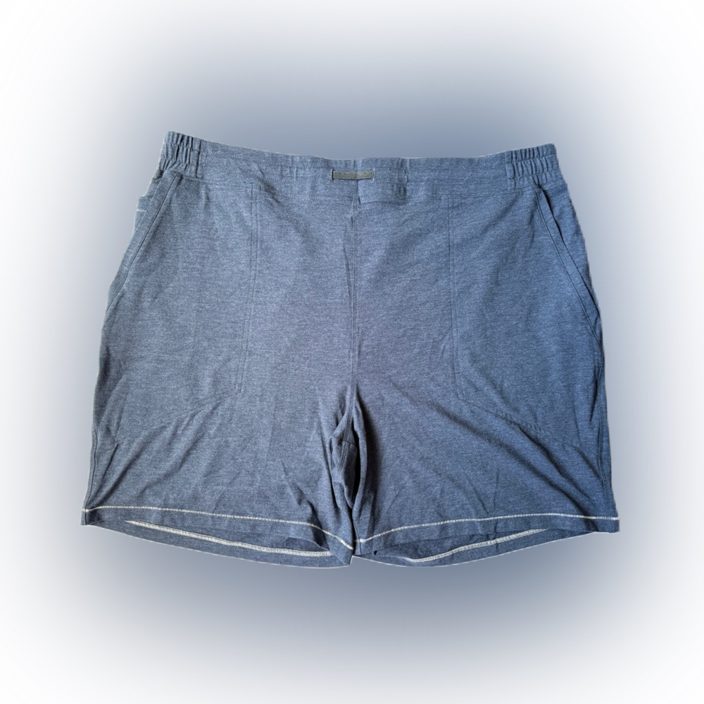 Lunya Lahgo Men’s Pima Cotton Shorts Size XXL Blue New